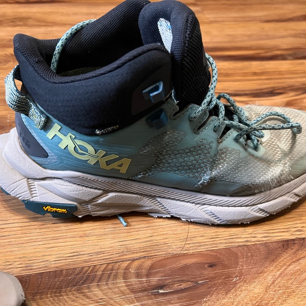 Hoka One One Women's Trail Code GTX Gore-Tex Vibram Hiking Boot Shoes Size 9B - Picture 4 of 10